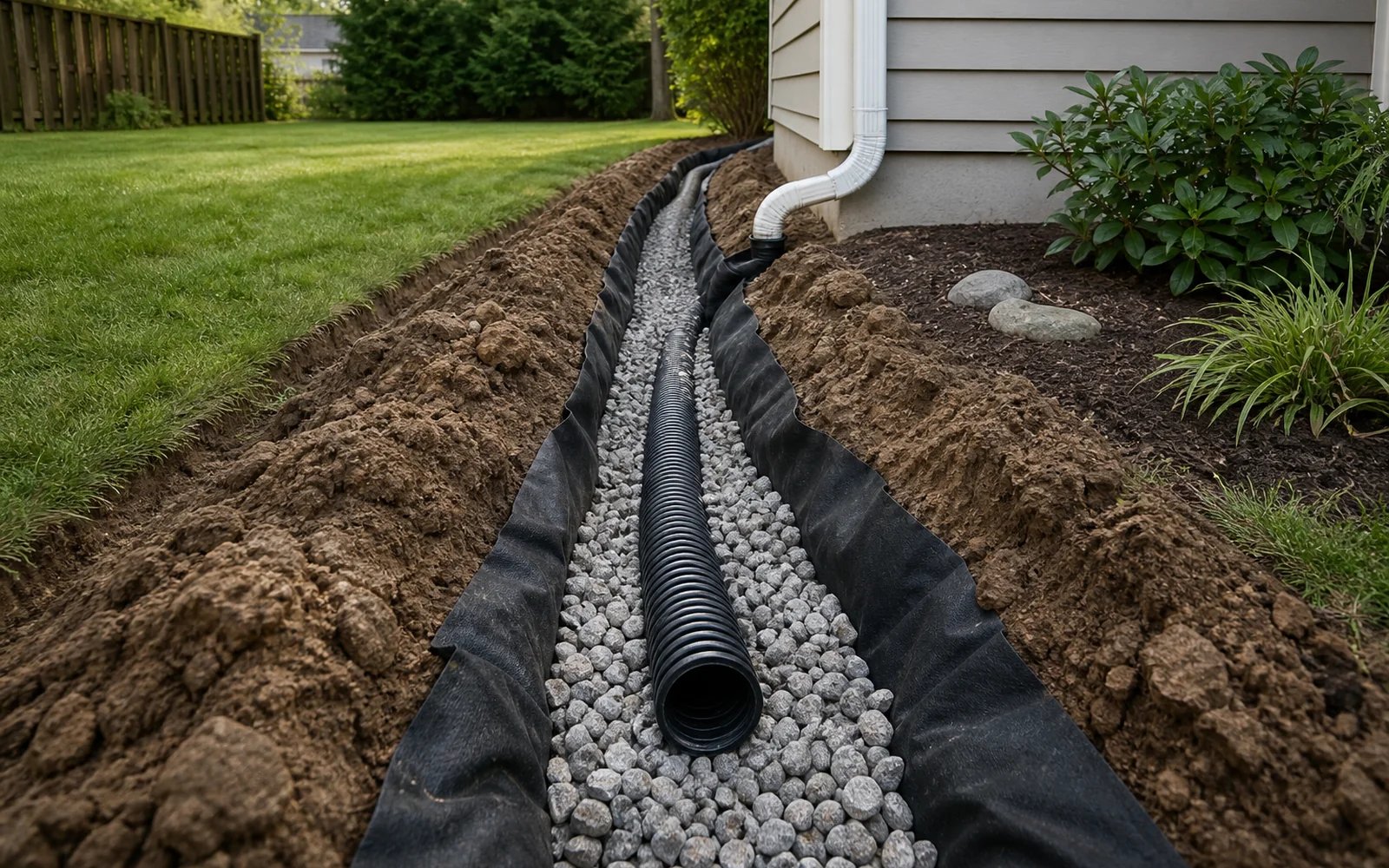 Representative drainage imagery